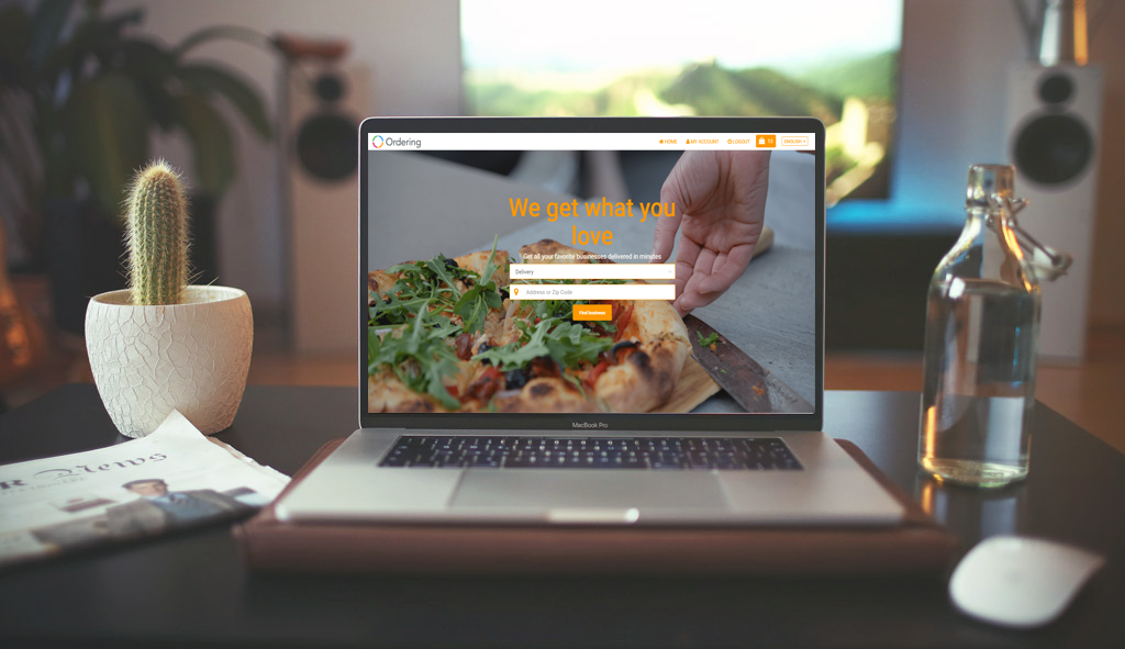 restaurant website with Online eMenu