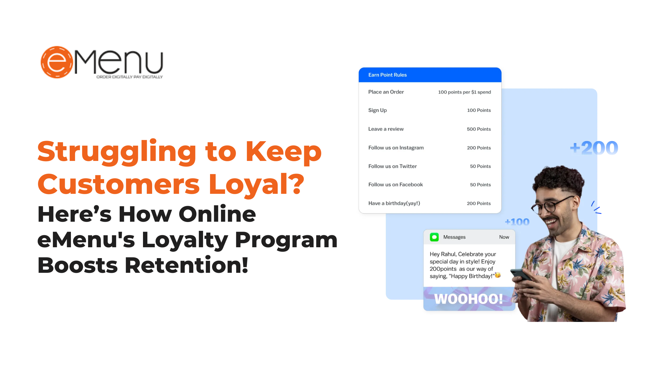 Boost Customer Loyalty with Online eMenu’s Loyalty Program